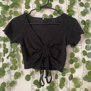 size small cropped blouse